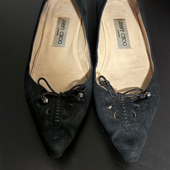 Jimmy Choo Pointed Flats Size 7 - Picture 1 of 3